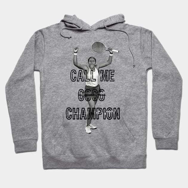 Coco Gauff Hoodie by Mr.PopArts